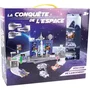 MGM Station de Lancement Navette Spatiale Interactivo - 3 Véhicules en Métal avec Effets Sonores et Lumineux, Stickers Inclus