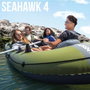 Intex Barco Seahawk 4 personnes avec rames en aluminium et pompe