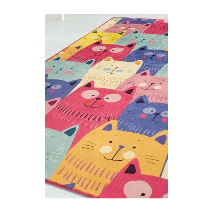 Tapis enfant 120 x 180 cm - Polyester - Antibactérien