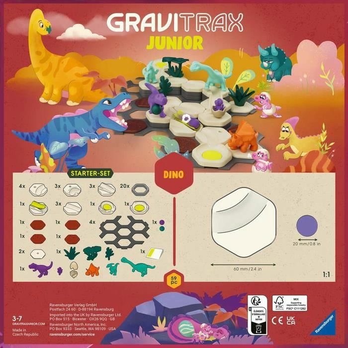 Ravensburger GraviTrax JUNIOR Starter Set Little Dino Ravensburger GraviTrax JUNIOR Starter Set Little Dino