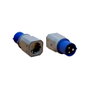 Adaptateur de courant F-line Bleu Gris 250 V