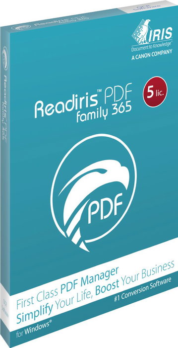 I.R.I.S. Readiris PDF Family 365 - Logiciel de reconnaissance et de gestion de documents PDF