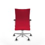 Piqueras Y Crespo Albacete Confidente - Chaise de bureau rouge avec mécanisme synchrone