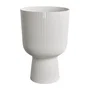Elho Pot de fleurs Vibes Fold Coupe Blanc - Design intérieur rond - Plastique 100% recyclé - Ø 29.5 x H 45 cm - Facile d'entretien et durable