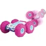 Exost - Voiture télécommandée Tornado 360° 2,4GHz - Rose - Pour terrains complexes - Vitesse 15km/h - Acrobaties - Batterie incluse - 5 ans et plus