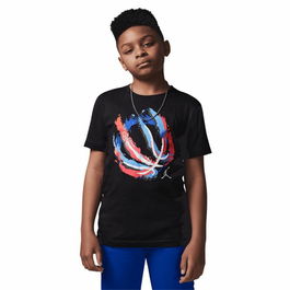 T shirt à manches courtes Enfant Jordan Jdb Bball Fire Ss Noir