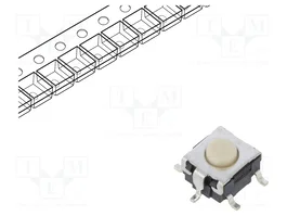 Aratas (Formerly Omron Components) Microcommutateur TACT B3S-1100P SPST-NO SMT