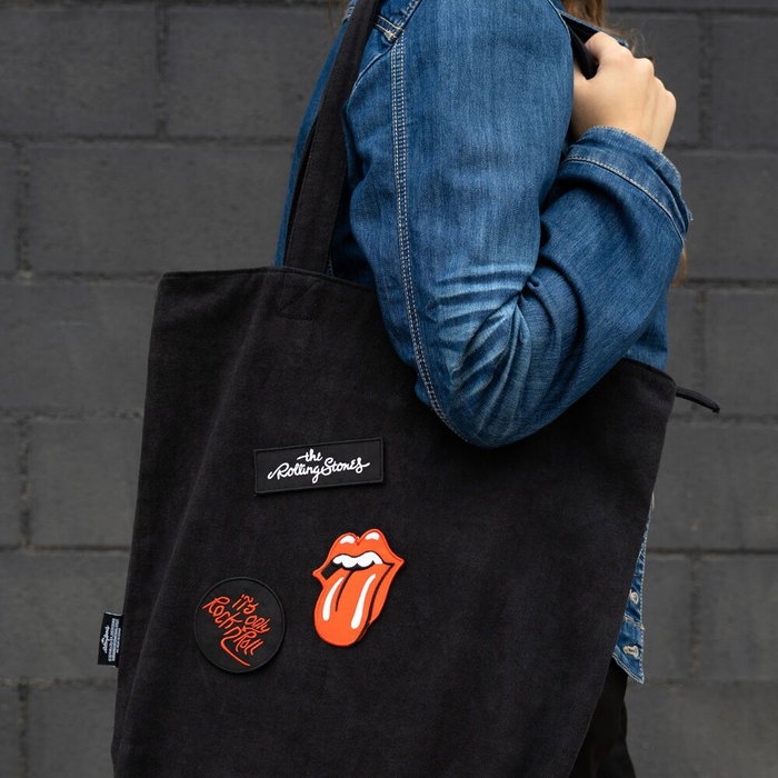 ERIK Set de 3 Patches Rolling Stones en Polyester - Patchs à Coudre ou à Coller