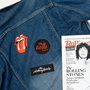 ERIK Set de 3 Patches Rolling Stones en Polyester - Patchs à Coudre ou à Coller