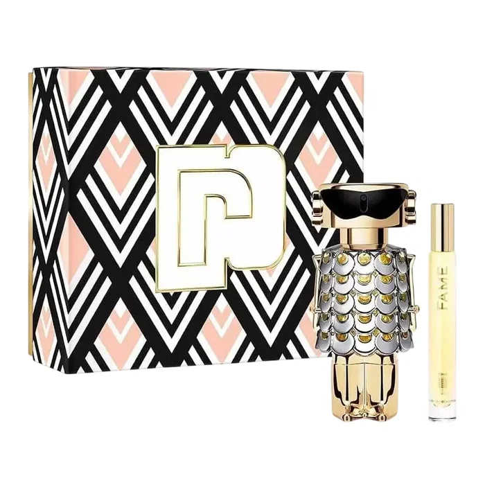Paco Rabanne Coffret Fame Eau De Parfum pour Femme (80 ml + 10 ml) Paco Rabanne Coffret Fame Eau De Parfum pour Femme (80 ml + 10 ml)