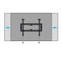 B-Tech BT5431 Support mural inclinable pour écran plat jusqu'à 50 kg (VESA 400x450) - Profil mince
