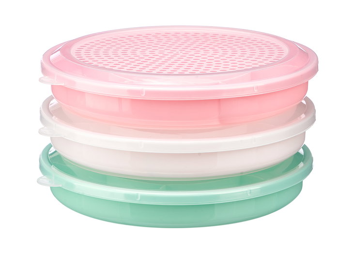 Leknes Bandeja compartiments hermétique assorti couleurs blanc rose vert 29.5x5x28 cm (Set de 24) Leknes Bandeja compartiments hermétique assorti couleurs blanc rose vert 29.5x5x28 cm (Set de 24)