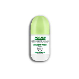 Agrado Désodorant Roll-On Aloe Vera 50 ml - Protection 48h Sans Alcool