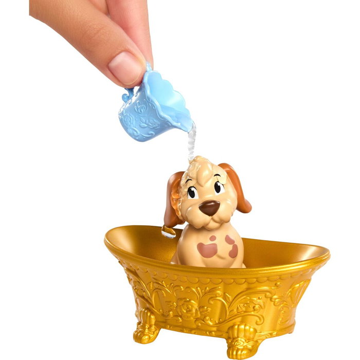 Disney Princesses Coffret Princesse Belle et son chien à toiletter avec baignoire Disney Princesses Coffret Princesse Belle et son chien à toiletter avec baignoire