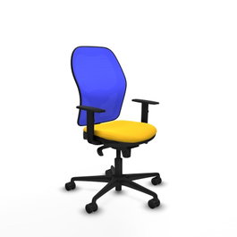 PIQUERAS Y CRESPO Chaise de bureau Jorquera Jaune