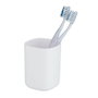 Wenko 24828100 Verre à brosse à dents Davos blanc mat Ø 7,7 x 10,5 cm