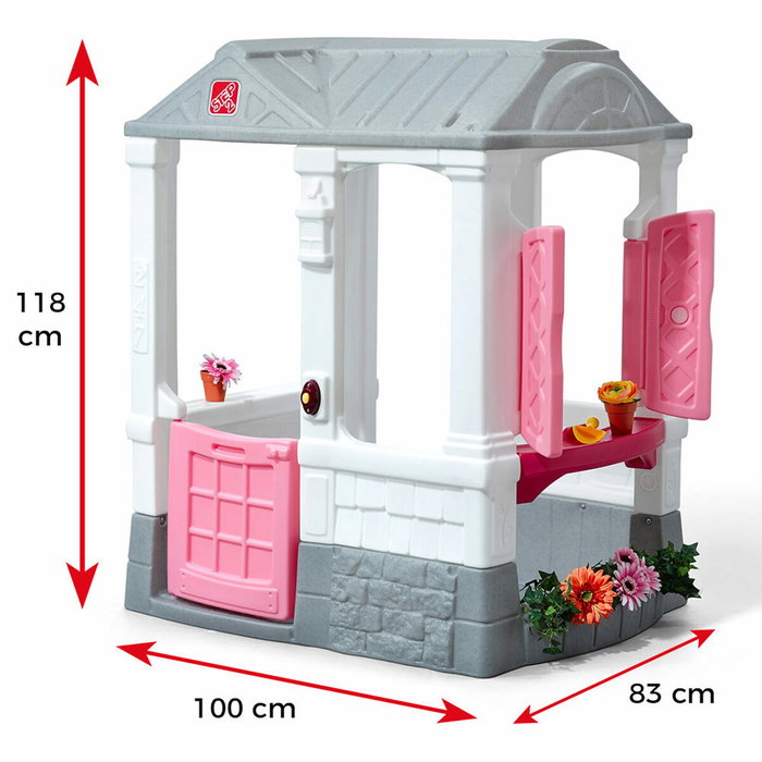 Step 2 Maison de jeux pour enfants Courtyard Cottage 118 x 100 x 83 cm