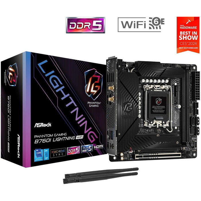 Carte Mère ASRock B760I LIGHTNING WiFi LGA 1700 Intel B760
