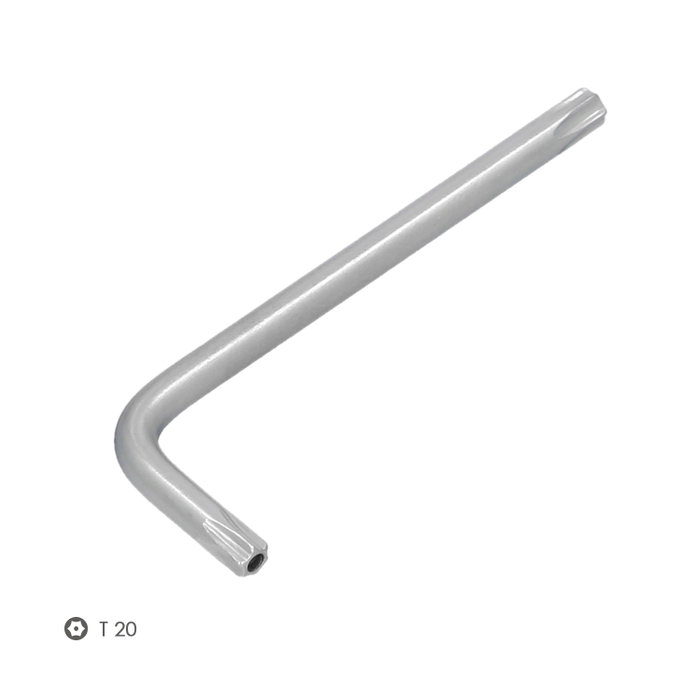 WOLFPACK LINEA PROFESIONAL Clé Torx inviolable standard T20 WOLFPACK LINEA PROFESIONAL Clé Torx inviolable standard T20