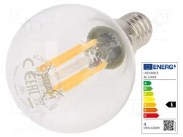 ams OSRAM Lampe LED E14 Blanc Ambiant 4W