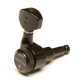 Graphtech Référence Cntemporary Mini Black 2 Pin Mécaniques de guitare électrique verrouillables 6 en ligne