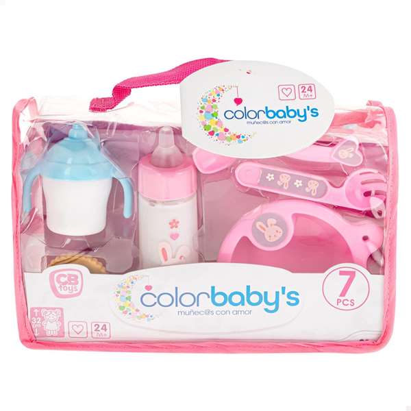 Color Baby Sac à langer pour poupée avec 6 accessoires