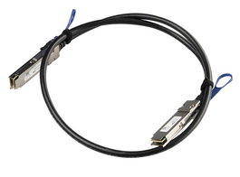 MikroTik Câble Direct Attach QSFP28 100 Gbps, 1 m, Connectivité Haute Vitesse Entre 2 Appareils CCR2216 & CRS504