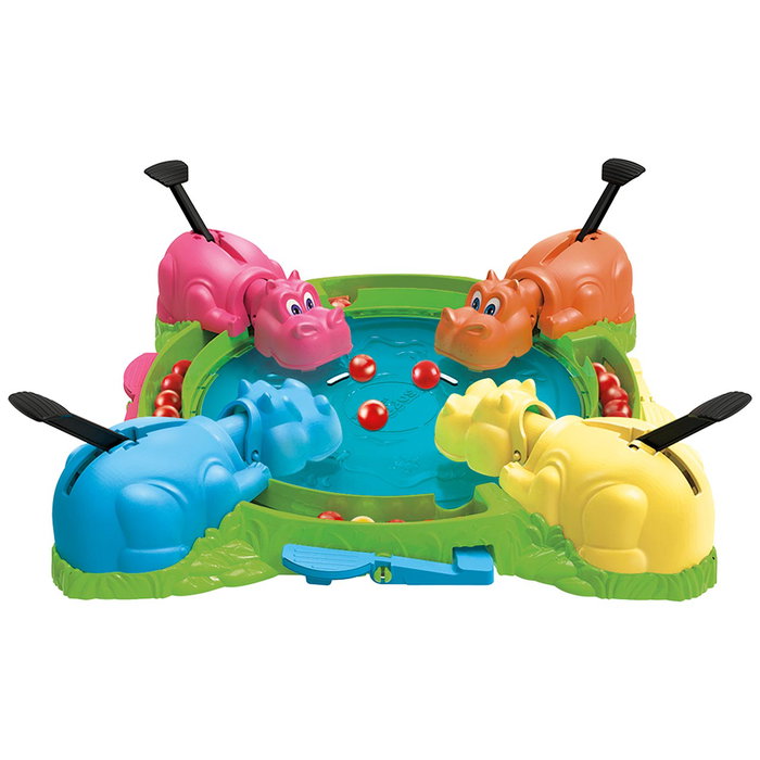 Hasbro Tragabolas - Jeu de société hippopotames gourmands