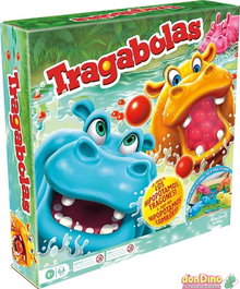Hasbro Jeu de société Tragabolas Les Hippopotames Gloutons dès 4 ans 2-4 joueurs
