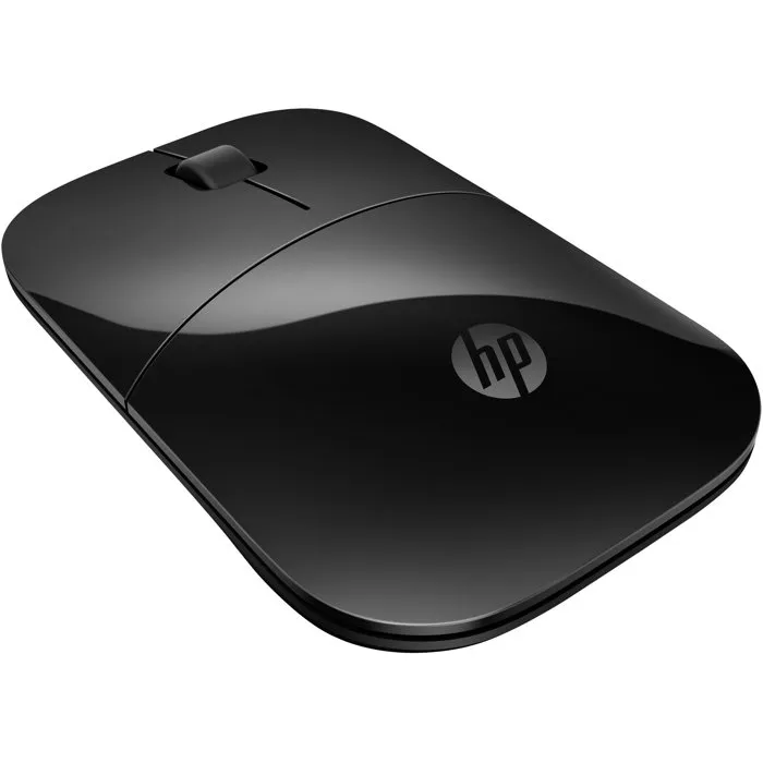 HP Z3700 - Souris sans fil 1200 dpi, technologie LED bleue, autonomie jusqu'à 16 mois avec 1 pile AA - Noir Onyx