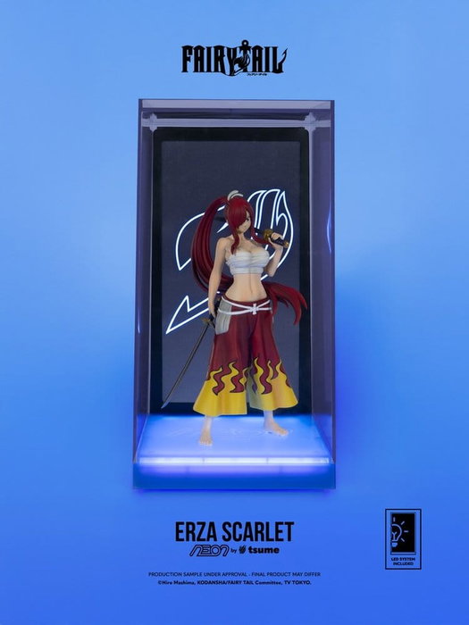 Tsume Fairy Tail Neon figurine 1/9 Erza Scarlet 25 cm Tsume Fairy Tail Neon figurine 1/9 Erza Scarlet 25 cm