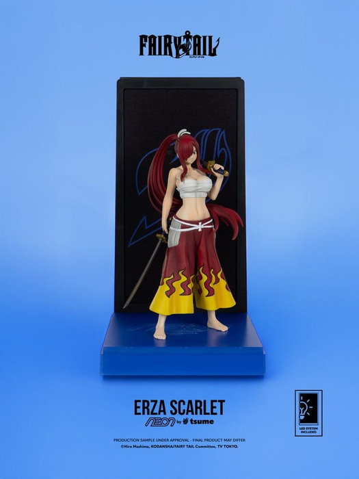 Tsume Fairy Tail Neon figurine 1/9 Erza Scarlet 25 cm Tsume Fairy Tail Neon figurine 1/9 Erza Scarlet 25 cm
