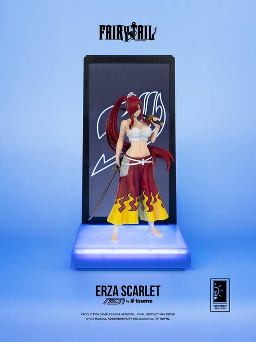 Tsume Fairy Tail Neon figurine 1/9 Erza Scarlet 25 cm Tsume Fairy Tail Neon figurine 1/9 Erza Scarlet 25 cm