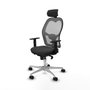 Piqueras y Crespo Chaise de Bureau 1D086N2 Gris foncé