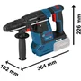 Bosch Professional Perforateur SDS Plus GBH 18V-26 F 18V 2,6J sans batterie ni chargeur en coffret L-BOXX - 0611910001