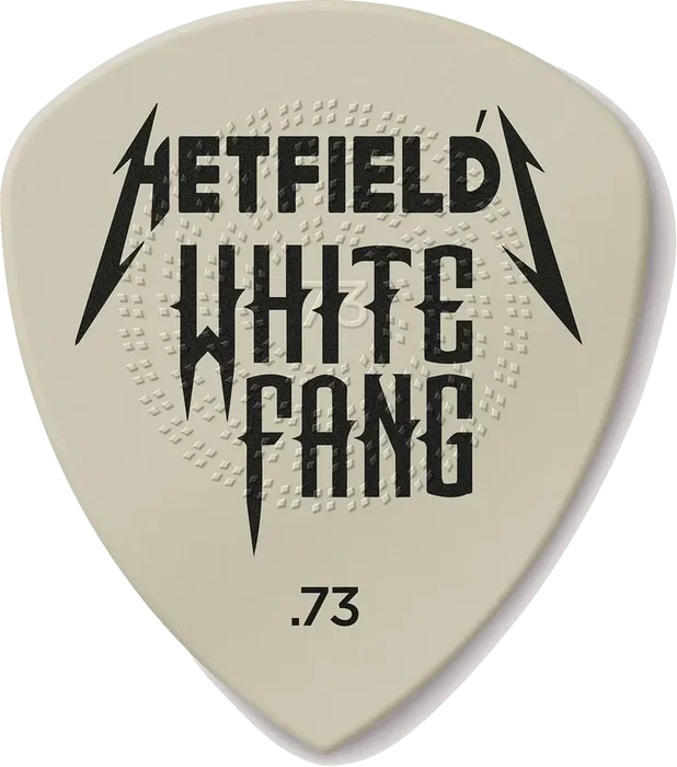 Dunlop Pack 24 Médiators White Fang Custom Flow - 0,73 mm
