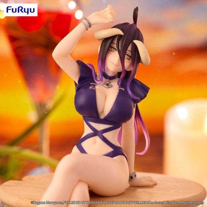 Overlord statuette PVC Noodle Stopper Albedo Swimsuit Dark Purple Color Ver. 16 cm Overlord statuette PVC Noodle Stopper Albedo Swimsuit Dark Purple Color Ver. 16 cm