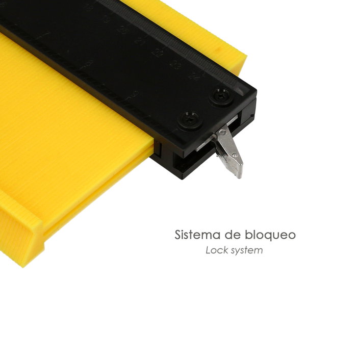 MAURER Medidor De Contornos 100x125 mm avec Blocage MAURER Medidor De Contornos 100x125 mm avec Blocage