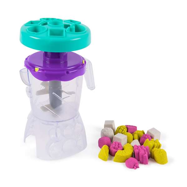 Spin Master Kinetic Sand, Batidora de Smoothies avec Sable à Modeler, Jouet de Construction, 28x23x6.30 cm, Recommandé à Partir de 5 Ans Spin Master Kinetic Sand, Batidora de Smoothies avec Sable à Modeler, Jouet de Construction, 28x23x6.30 cm, Recommandé à Partir de 5 Ans