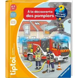 Ravensburger Livre interactif tiptoi À la découverte des pompiers - Jeu éducatif sans écran pour enfant à partir de 4 ans - Réf. 13099015