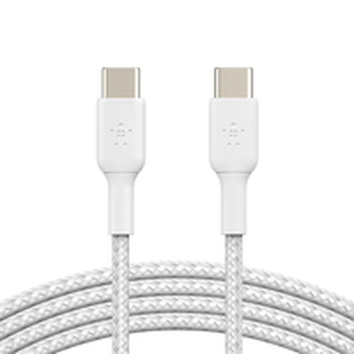 Câble USB Belkin CAB004BT1MWH2PK Blanc 1 m