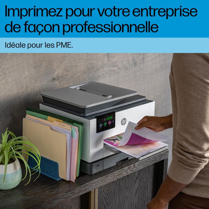 HP OfficeJet Pro 9132e - Imprimante multifonction couleur WiFi - Impression, copie, numérisation, fax - 25 ppm HP OfficeJet Pro 9132e - Imprimante multifonction couleur WiFi - Impression, copie, numérisation, fax - 25 ppm