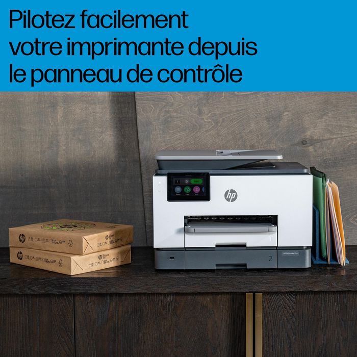 HP OfficeJet Pro 9132e - Imprimante multifonction couleur WiFi - Impression, copie, numérisation, fax - 25 ppm HP OfficeJet Pro 9132e - Imprimante multifonction couleur WiFi - Impression, copie, numérisation, fax - 25 ppm