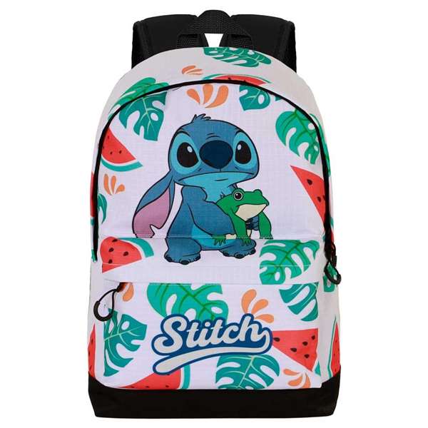 Karactermania Mochila HS FAN 2.2 Lilo et Stitch Frog, Sac à dos urbain 31 x 18 x 44 cm, compartiment principal, Ripstop, bretelles réglables