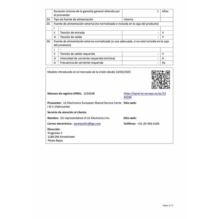 TV intelligente LG OLED83C54LA 4K Ultra HD 83" HDR OLED