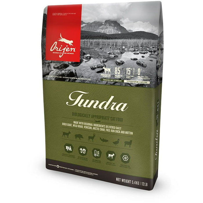 Aliments pour chat Orijen Tundra Adulte Poisson Veau Canard Sanglier 1,8 kg Aliments pour chat Orijen Tundra Adulte Poisson Veau Canard Sanglier 1,8 kg