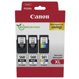 Canon Multipack d'encre PG-560XL x2 et CL-561XL