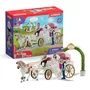 Schleich 42641 Horse Club - Figurine Calèche des Mariés, 106 pièces, Jeu de construction dès 5 ans