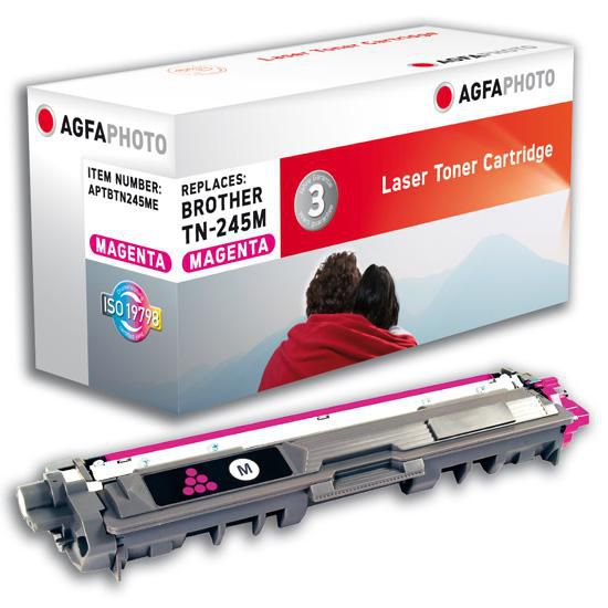 Agfa Photo TN-245M Cartouche Toner Magenta Compatible Brother ~2200 Pages Agfa Photo TN-245M Cartouche Toner Magenta Compatible Brother ~2200 Pages