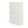 Jobgar Armoire métallique de recyclage 4 tiroirs blanc 92 x 60 x 25 cm